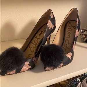 Sam Edelman Pom Pom heels
